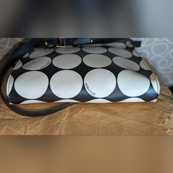 Brahmin Barcelona Polka Dot Crossbody EUC - Picture 8 of 10